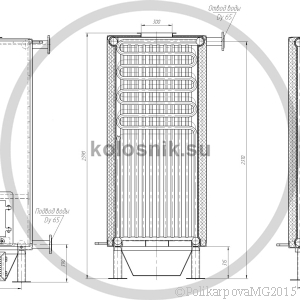 Чертеж колосникового котла 200 кВт