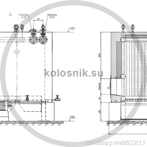 Чертеж колосникового котла 400 кВт